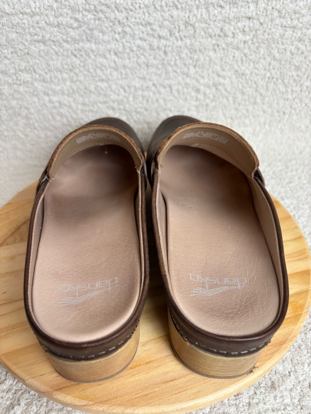 Dansko Shoes Womens 39 US 8.5-9 Brown Bel Oiled Penny Loafer Slip On Clogs - Picture 9 of 16